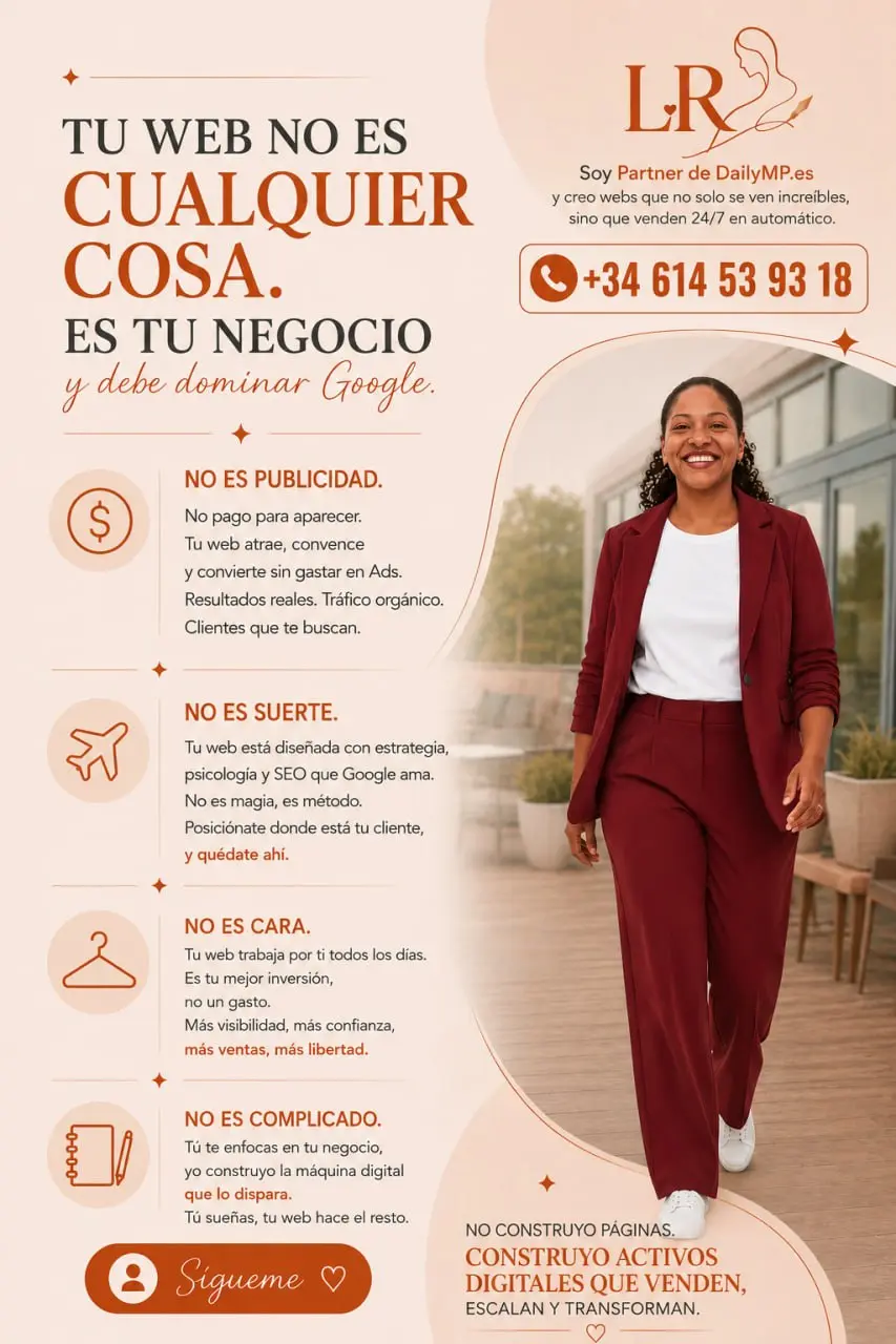 Tu web no es cualquier cosa: es tu negocio y debe dominar Google